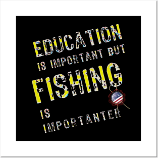 Fishing slogan for the cool angler Posters and Art